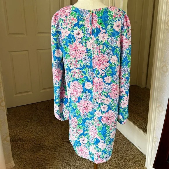 Lilly Pulitzer Alyna Long Sleeve Shift Dress in Size 10 Worn Once - Picture 7 of 10